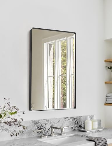 Suiforlun 24X36in Wall Mounted Shatterproof Mirror