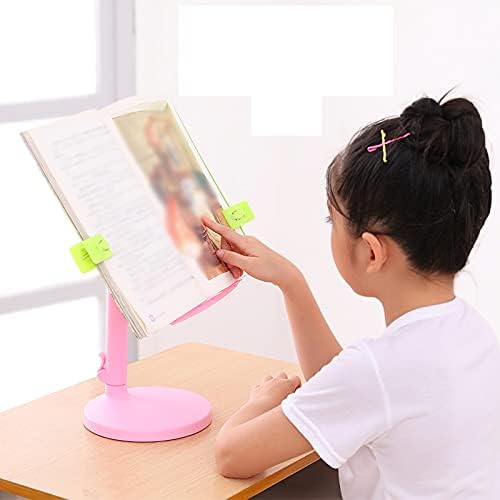 Adjustable Book Stand Holder for Reading in Bed or Office Blue