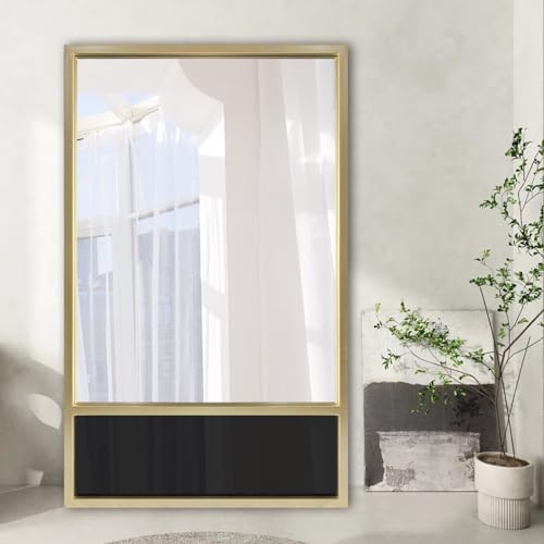BAODANFU 24x40 Rectangle Wall Mirror with Gold Frame 1