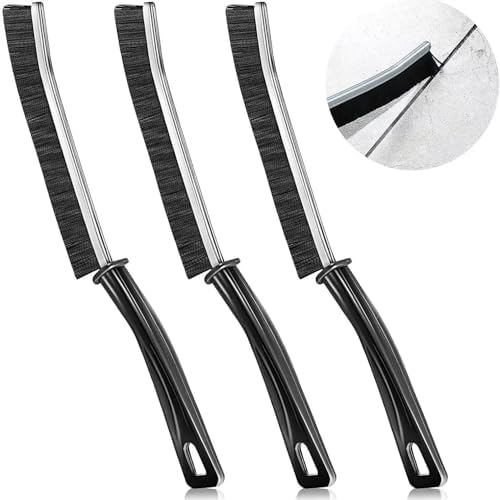 GLIART 3Pcs Hard-Bristled Crevice Cleaning Brush Set