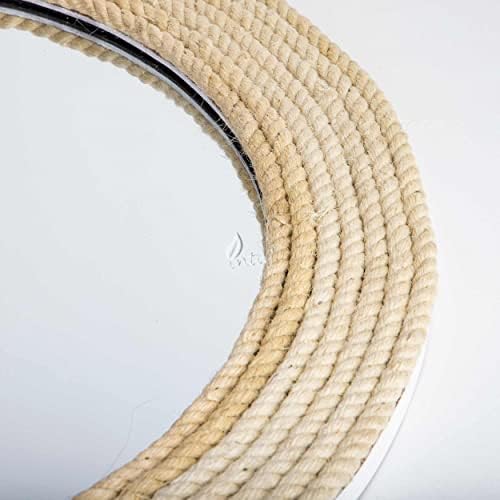 OUTRIGHT 9 Inch Round Wall Mirror for Bathroom and Living Room Decor