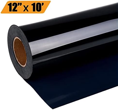 Heat Transfer Vinyl Roll Black 30x300cm for T-Shirt Customization