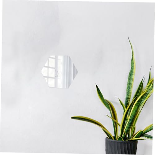 JECOMPRIS Hexagonal Acrylic Wall Mirror Decor
