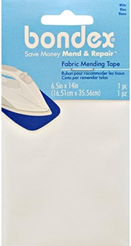 Wrights Iron-On Mending Fabric 6-12X14-White