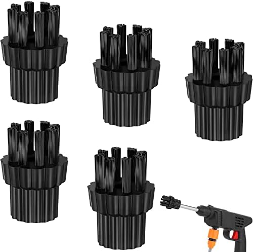 Happyyami 5PCS Brass Wire Brush Nozzles for Steam Cleaner 1