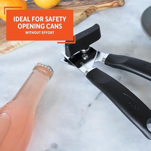 Imusa USA Manual Chef Can Opener Black