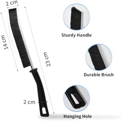 Lufndyi 6pcs Multifunctional Crevice Cleaning Brush Set
