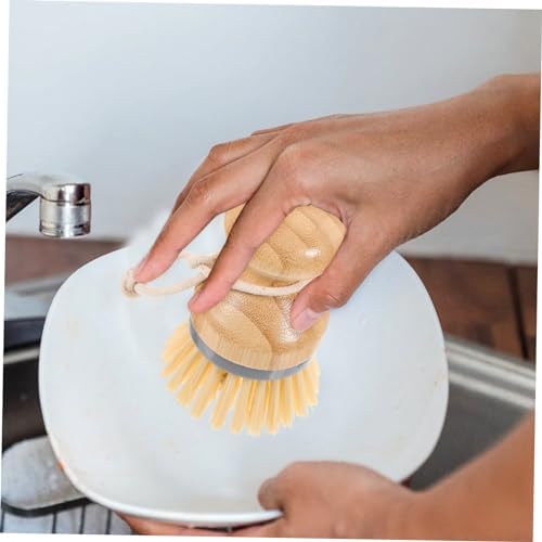 Garneck Dish Scrubber Brush for Kitchen Cleaning