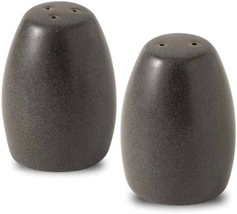 Tikooere Salt Pepper Shakers Set Matte Black