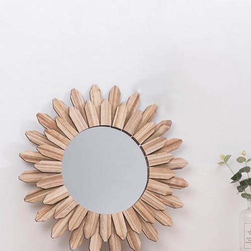 Wooden Wall Mirror 24 X 36 Inch Farmhouse Decor