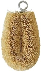 Natural Palm Mini Tawashi Brush - White - Premium Coconut Fiber
