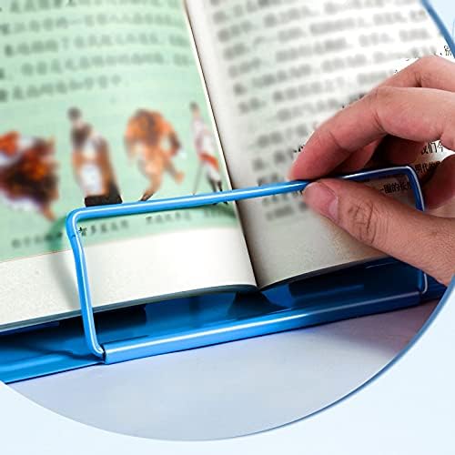 XIAOSAKU Adjustable Foldable Book Stand for Kitchen and Office