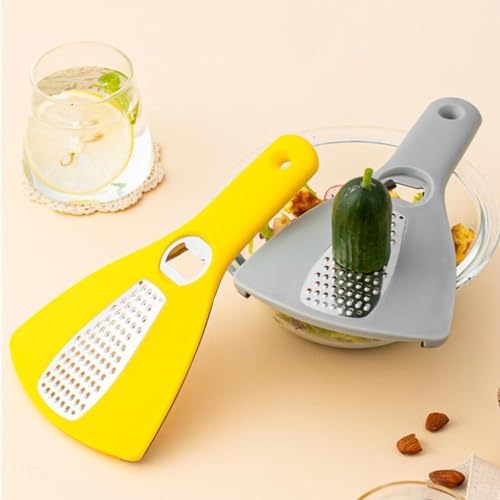 Luxshiny 2pcs 3 in 1 Can Jar Opener with Cheese Grater