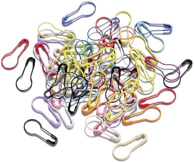 100pcs Bulb Safety Pins 215mm Purple