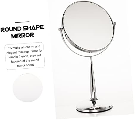 NOLITOY Round Acrylic Vanity Mirror 20cm DIY Decor Wall Mirror