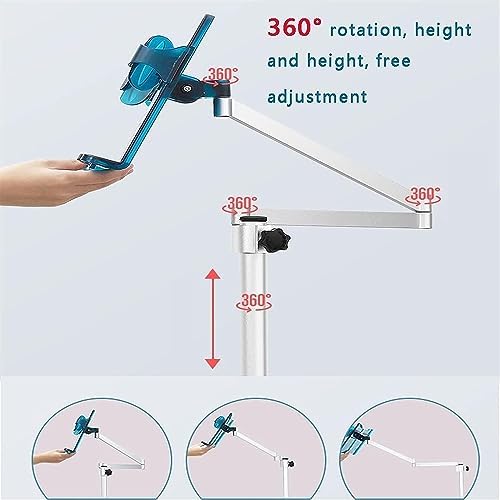 Adjustable Floor-Standing Book Rack with LED Light