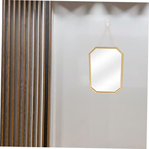 BUGUUYO Hanging Wall Mirror Black Vanity Mirror Decorative