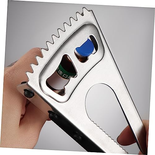 Zerodeko Multi-Use Can Opener Stainless Steel Portable Wine Opener