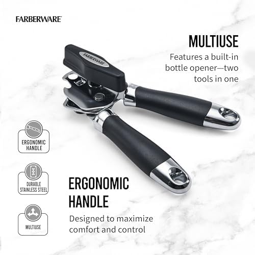 Farberware Can Opener with Bottle Opener 9