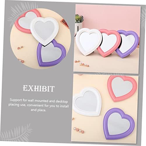 GALPADA Heart Shaped Vanity Mirror 2pcs