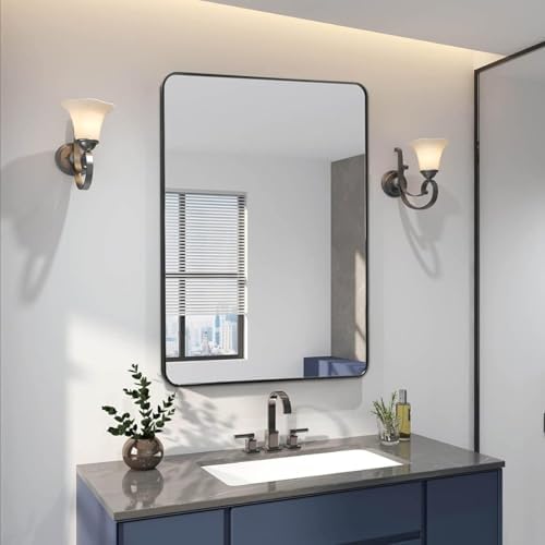 AiStarlink Wall Mount Mirror 24x36 Rectangle Metal Frame