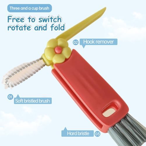 3 in 1 Cup Lid Cleaning Brush Set