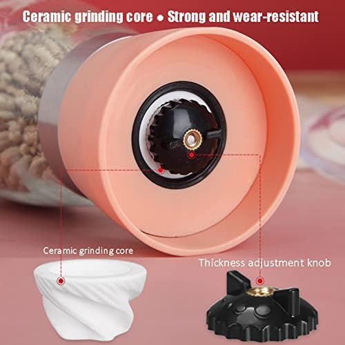 LTLWSH Salt and Pepper Grinder Set with Adjustable Coarseness