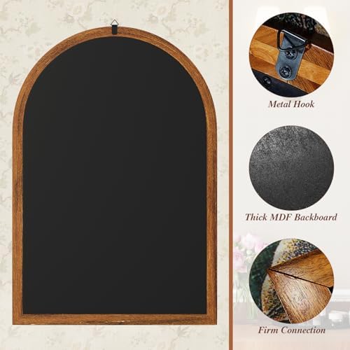 CHARMAID Farmhouse Wall Mirror 35x24 Arched