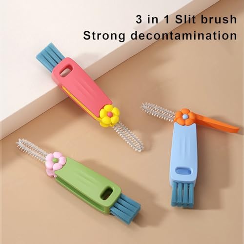 PERZOE 3 in 1 Cup Lid Cleaning Brush Set