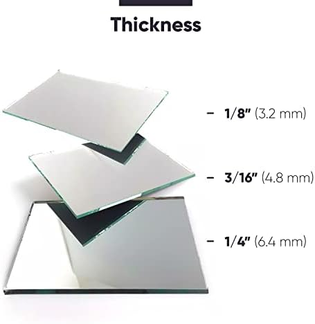 Custom Mirror Panels Cut to Size - Frameless Mirrors for Home and Gym