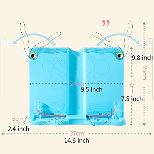 Adjustable Portable Book Stand for Reading - Green