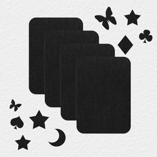 12 Pcs Premium Iron-on Patches for Denim Repair and Clothing Decor