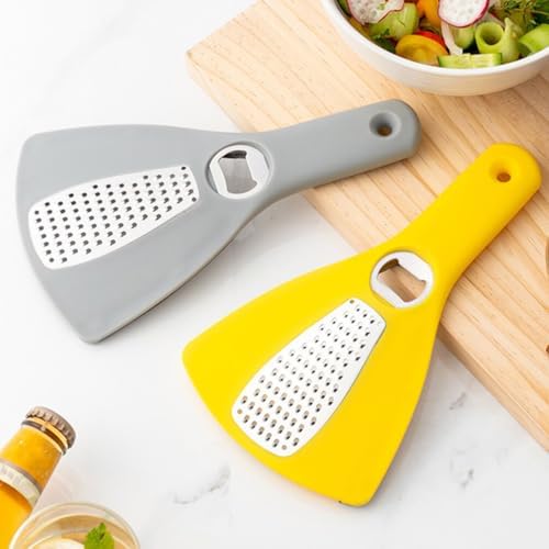 Luxshiny 2pcs 3 in 1 Can Jar Opener with Cheese Grater