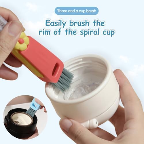3 in 1 Cup Lid Cleaning Brush Set