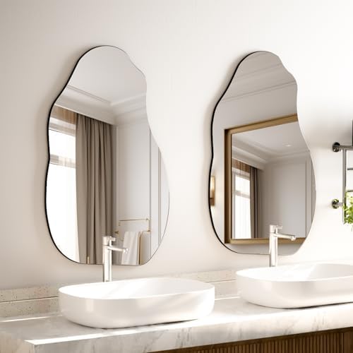 VooBang 20x32 Irregular Wavy Wall Mirror