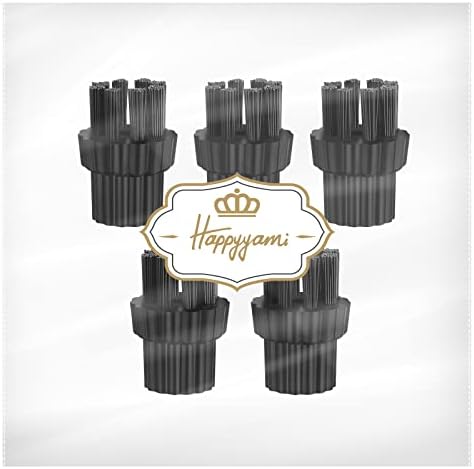 Happyyami 5PCS Brass Wire Brush Nozzles for Steam Cleaner 1
