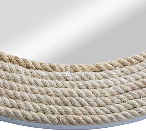 OUTRIGHT 9 Inch Round Wall Mirror for Bathroom and Living Room Decor