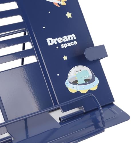Steel Plate Book Stand with Cute Pattern Design
