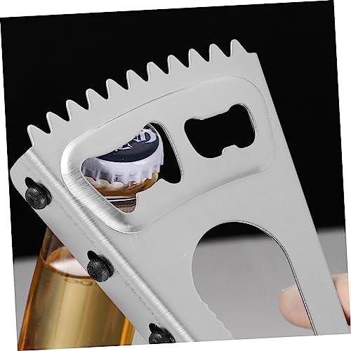 Zerodeko Multi-Use Can Opener Stainless Steel Portable Wine Opener