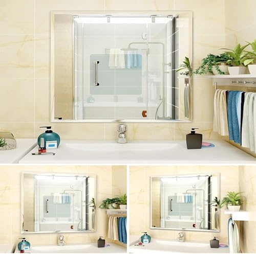 Frameless Rectangular Bathroom Mirror by HUANGWUZ 1