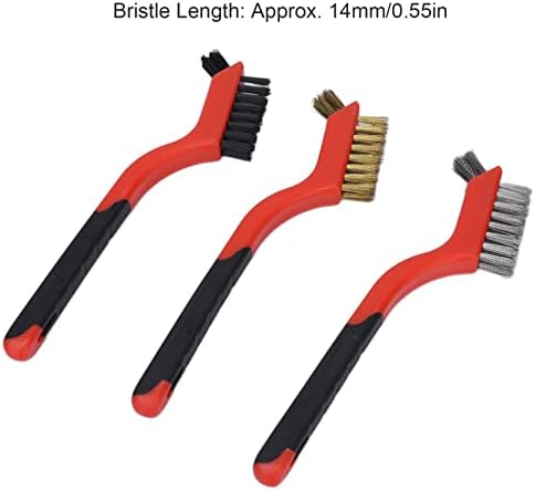 Kitchen Cleaning Scrub Brush Set with Curved Handle