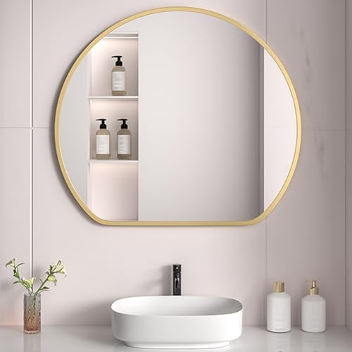 TZUFA Gold Half Circle Wall Mirror 40x345CM