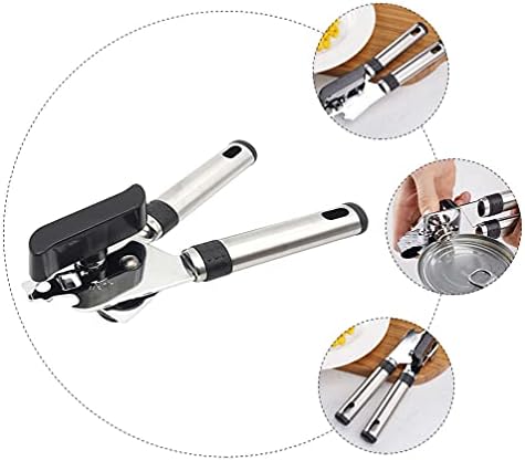 Hemoton Manual Can Opener with Wine Corkscrew