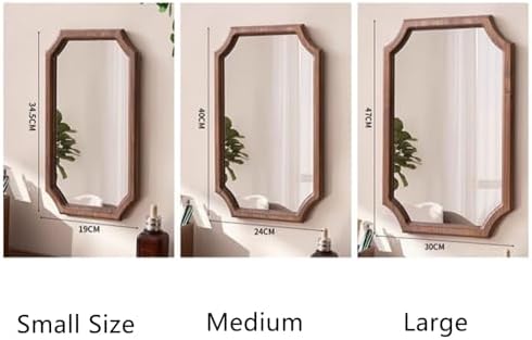 Vintage Rectangular Bathroom Mirror 345x19CM Wall Mounted Vanity Mirror
