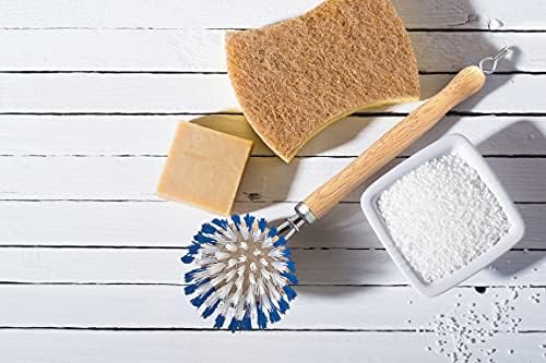 HIC Kitchen Vegetable Scrub Brush with Nylon Bristles 1