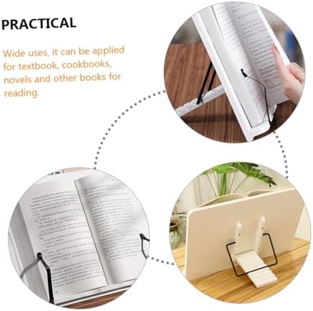 Adjustable Wooden Book Stand for Reading and Display