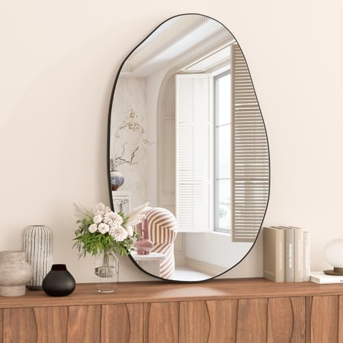 NEUWEABY Irregular Wall Mirror 335x205 Unique Modern Design
