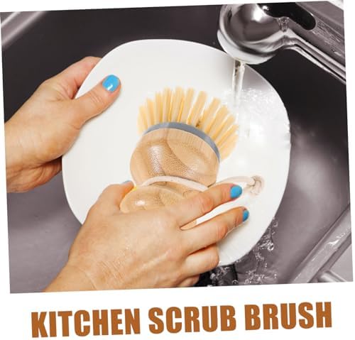 Garneck Dish Scrubber Brush for Kitchen Cleaning