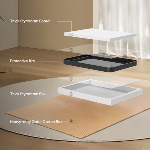 NEWBULIG 30x40 Wall Mounted Matte Mirror