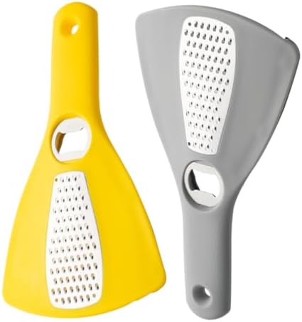 Luxshiny 2pcs 3 in 1 Can Jar Opener with Cheese Grater
